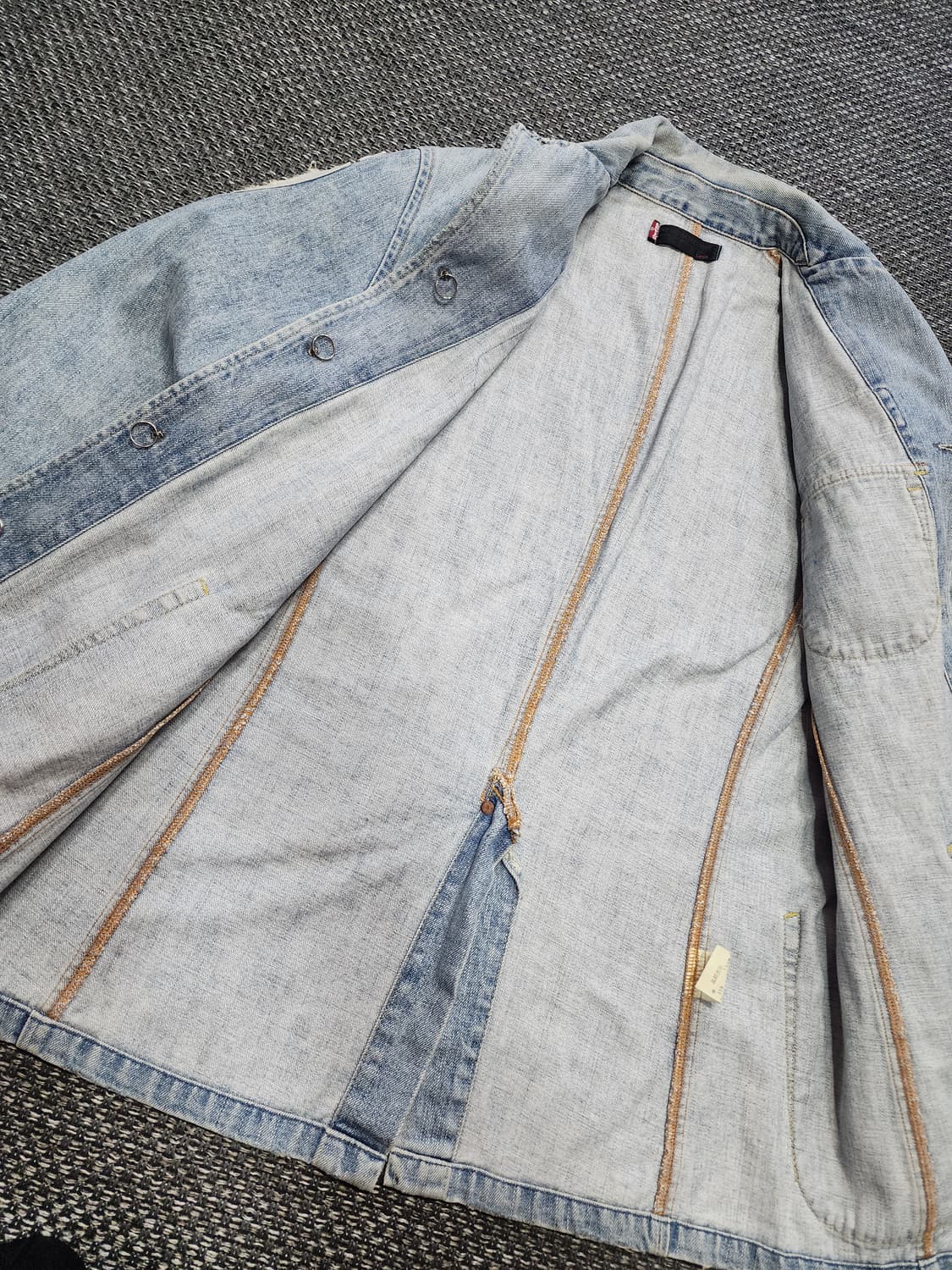 Levis 00s 리바이스 레드룹 디스트로이드 데님자켓 상품이미지4