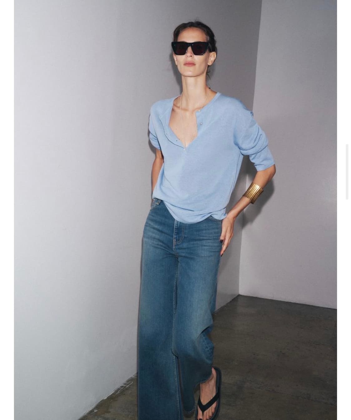 zara 오버사이즈 플레인 니트 상품이미지2