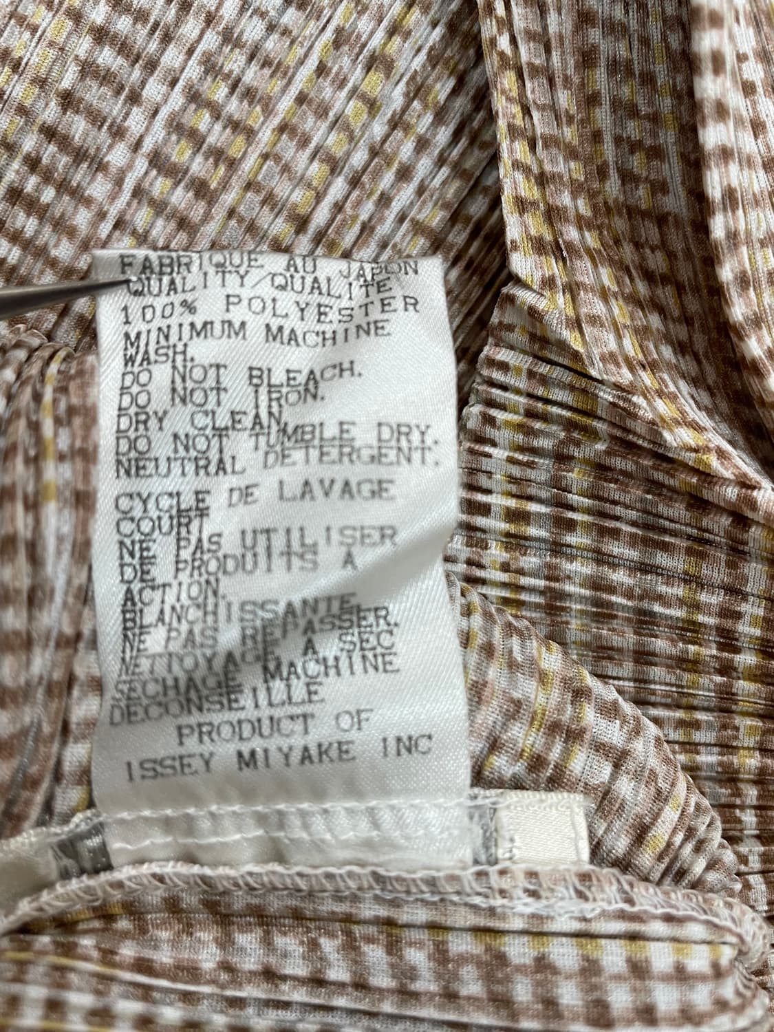 Issey Miyake 이세이미야케 하이넥 플리츠 탑 상품이미지6