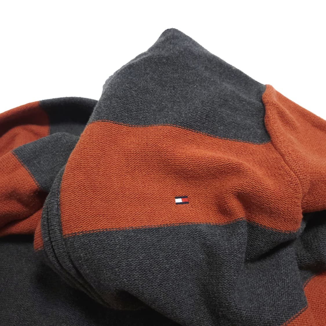 타미힐피거 스트라이프 투웨이 니트 집업 상품이미지5