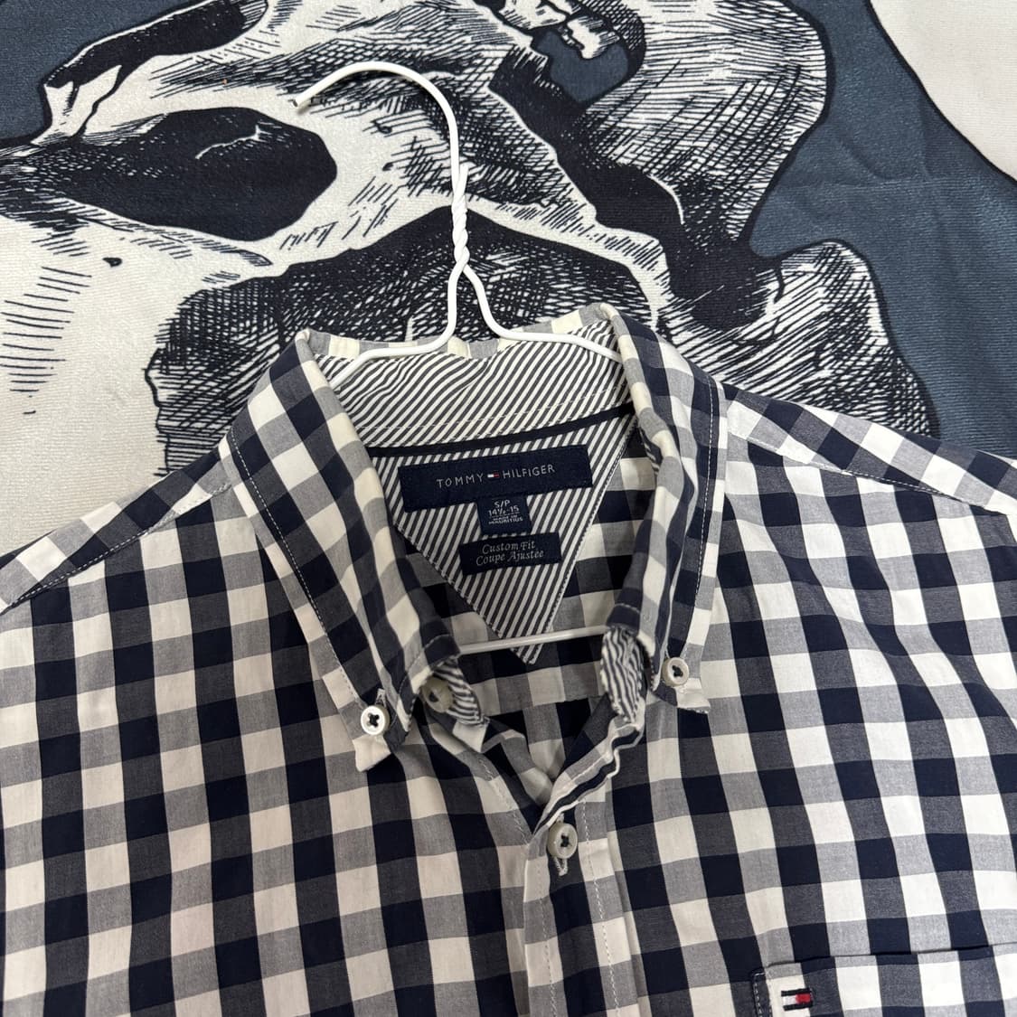 타미힐피거 체크셔츠 S사이즈 상품이미지2