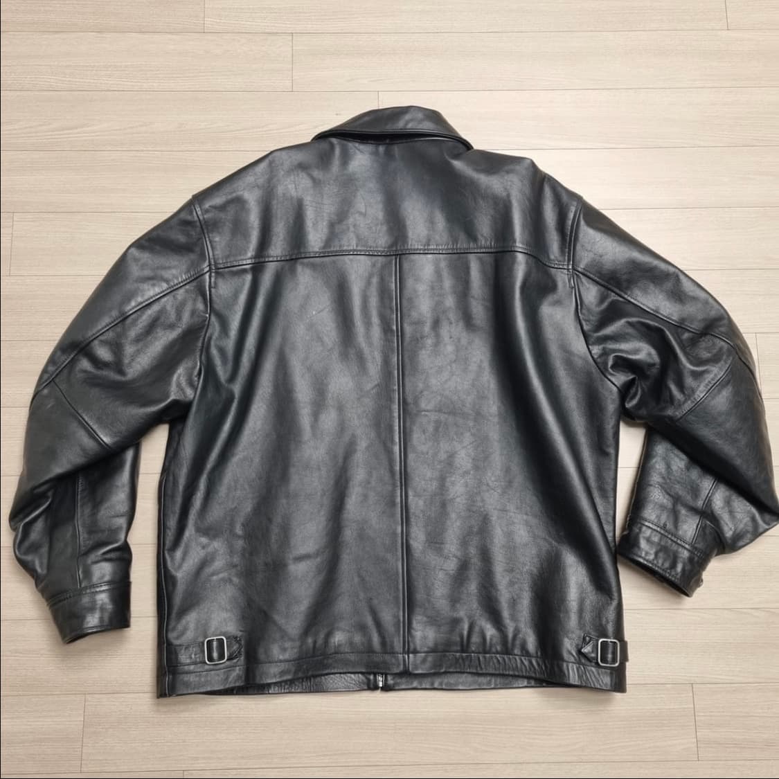 90‘s 올드 갭 레더 싱글 라이더 자켓 xl 상품이미지2