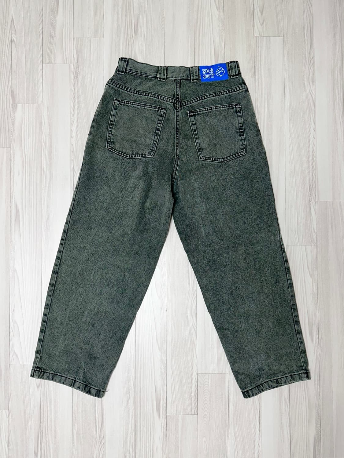 폴라스케이트 빅 보이 팬츠 민트 블랙 구버전 S 상품이미지3