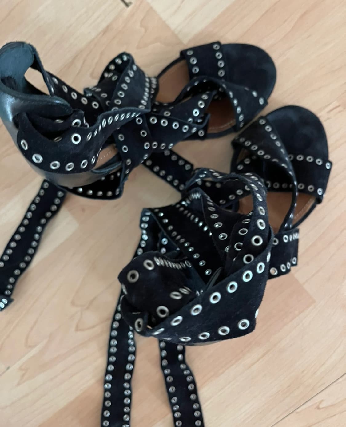 이자벨마랑 스트랩 샌들 힐 37 상품이미지2