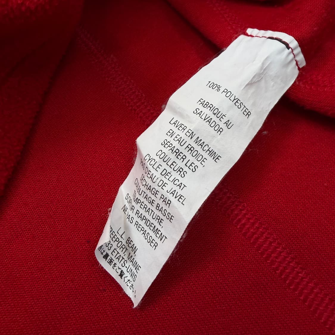 LL bean 엘엘빈 하프집업 플리스 탑 L 상품이미지5