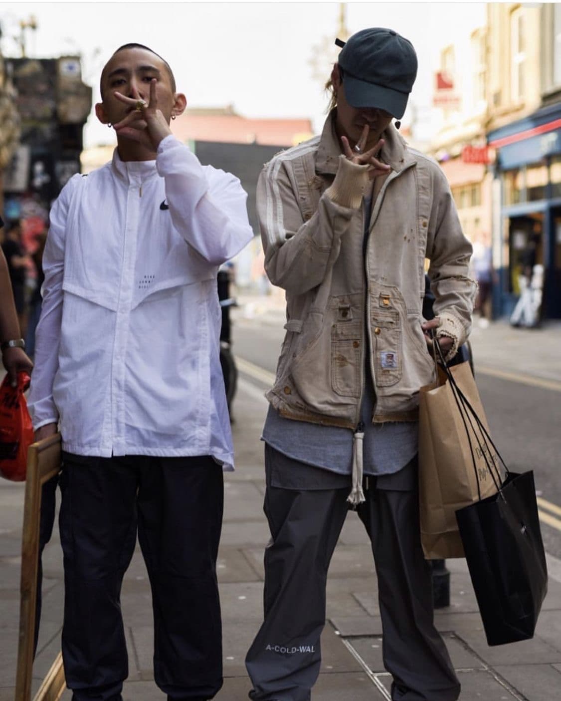 딘 착용) Greg Lauren Canvas Track Jacket 상품이미지8