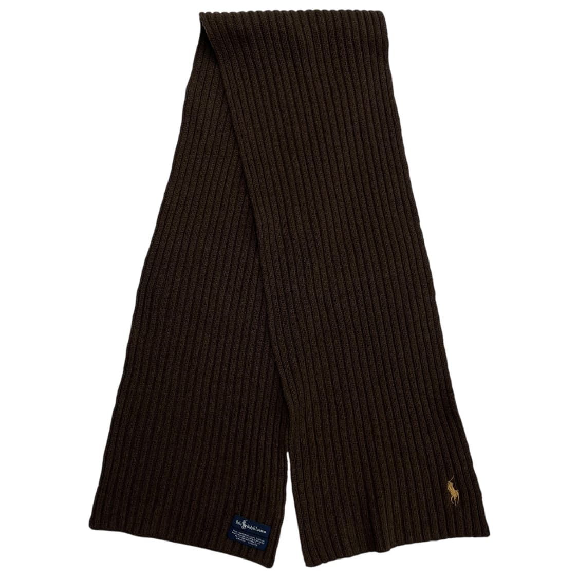 폴로 랄프로렌 브라운 니트 머플러 상품이미지3