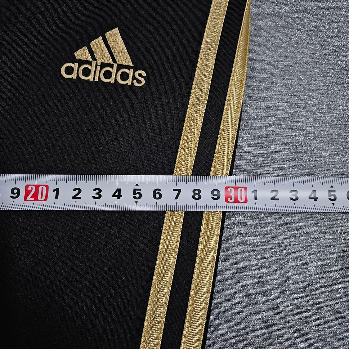 아디다스 블랙골드 검금 삼선 져지 트랙팬츠 세트 L 100 상품이미지9