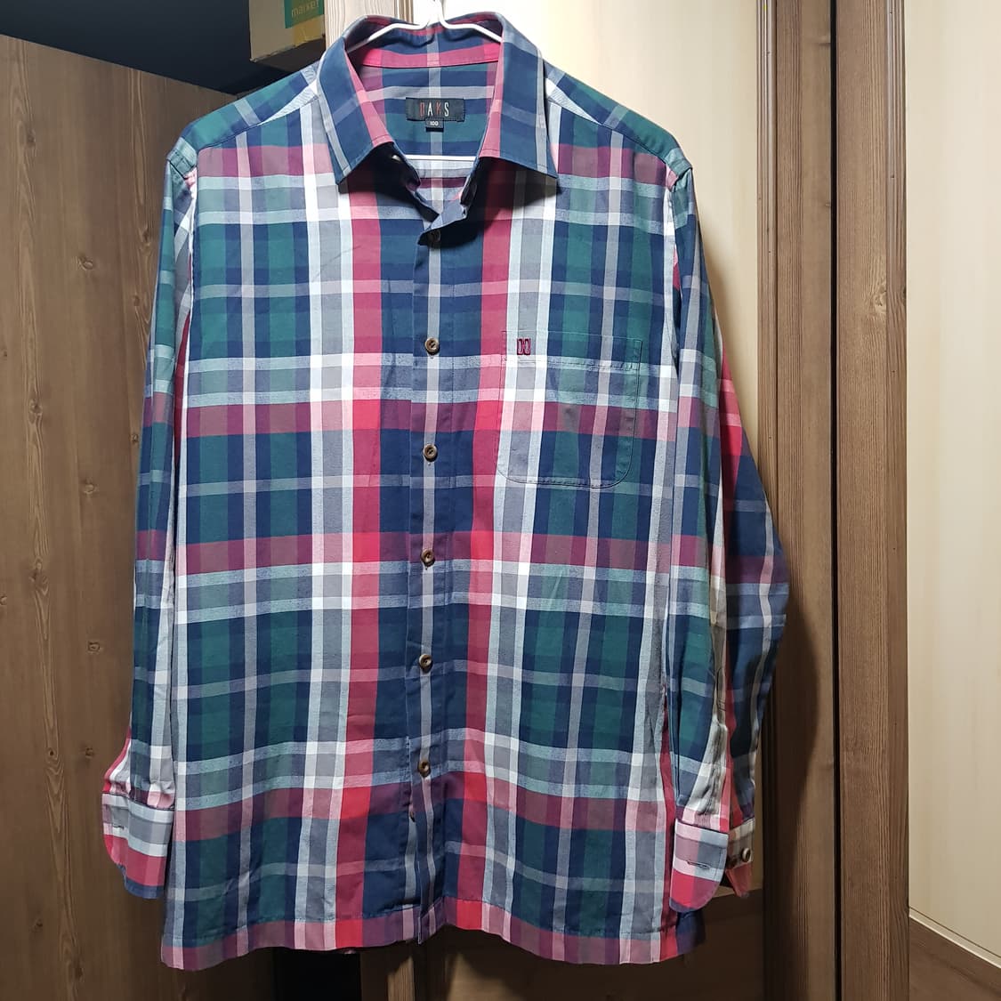 100  닥스  체크 긴팔셔츠418-바 상품이미지5