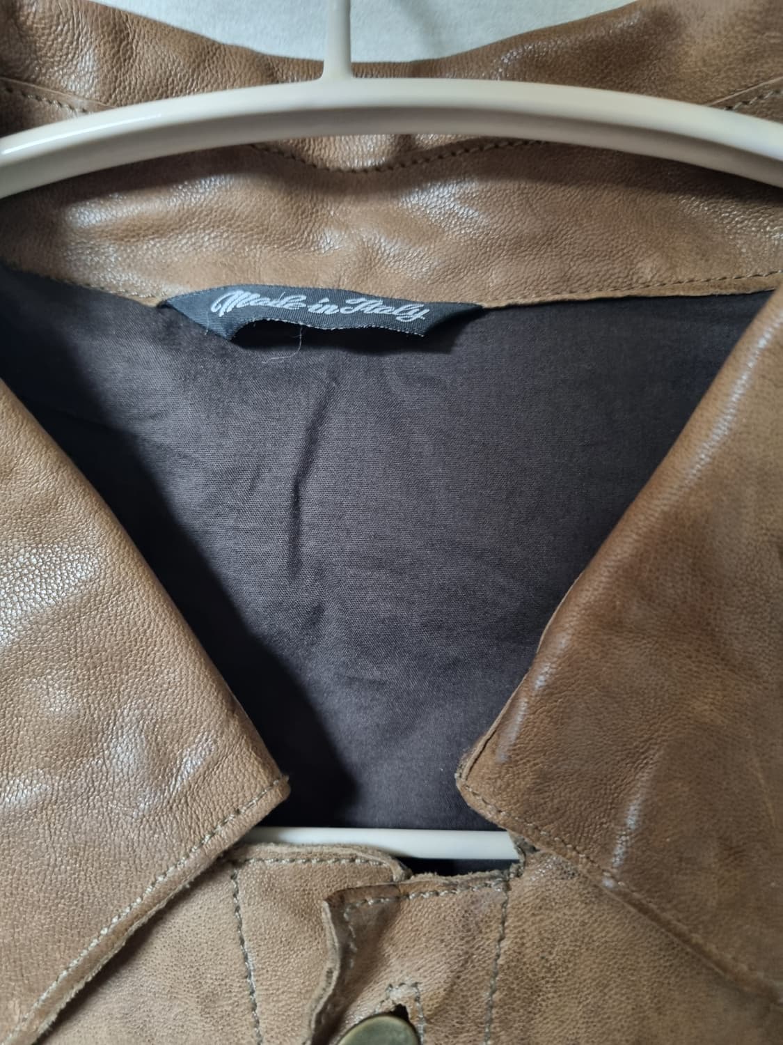 정품) 빠니깔레 레더 자켓  상품이미지5