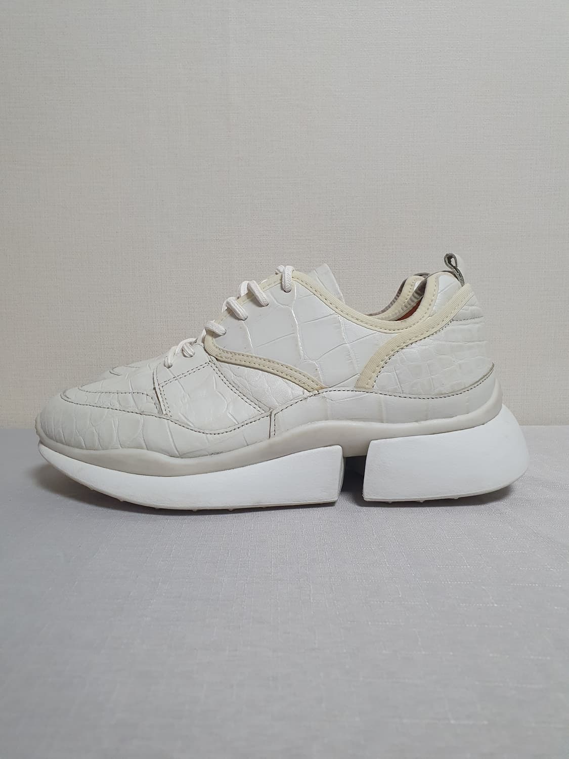 230mm 나무하나 cuir 베이지 스니커즈 키높이 상품이미지3