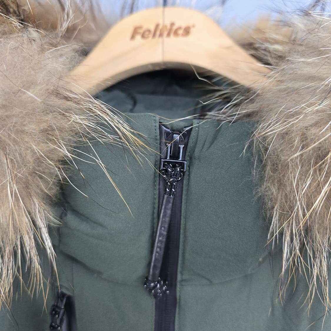 르꼬끄 (le coq) 라쿤퍼 덕다운 점퍼 90 상품이미지6