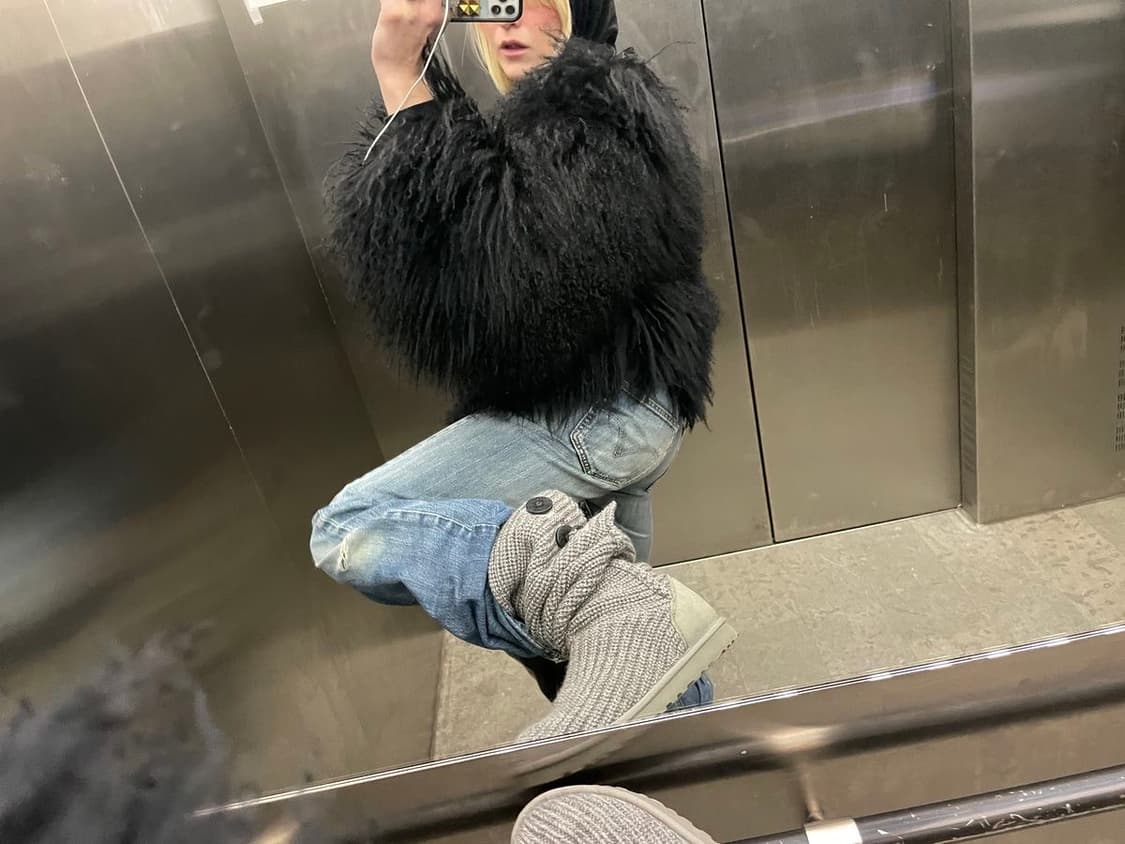 Ugg cardy knit boots grey 230 상품이미지6