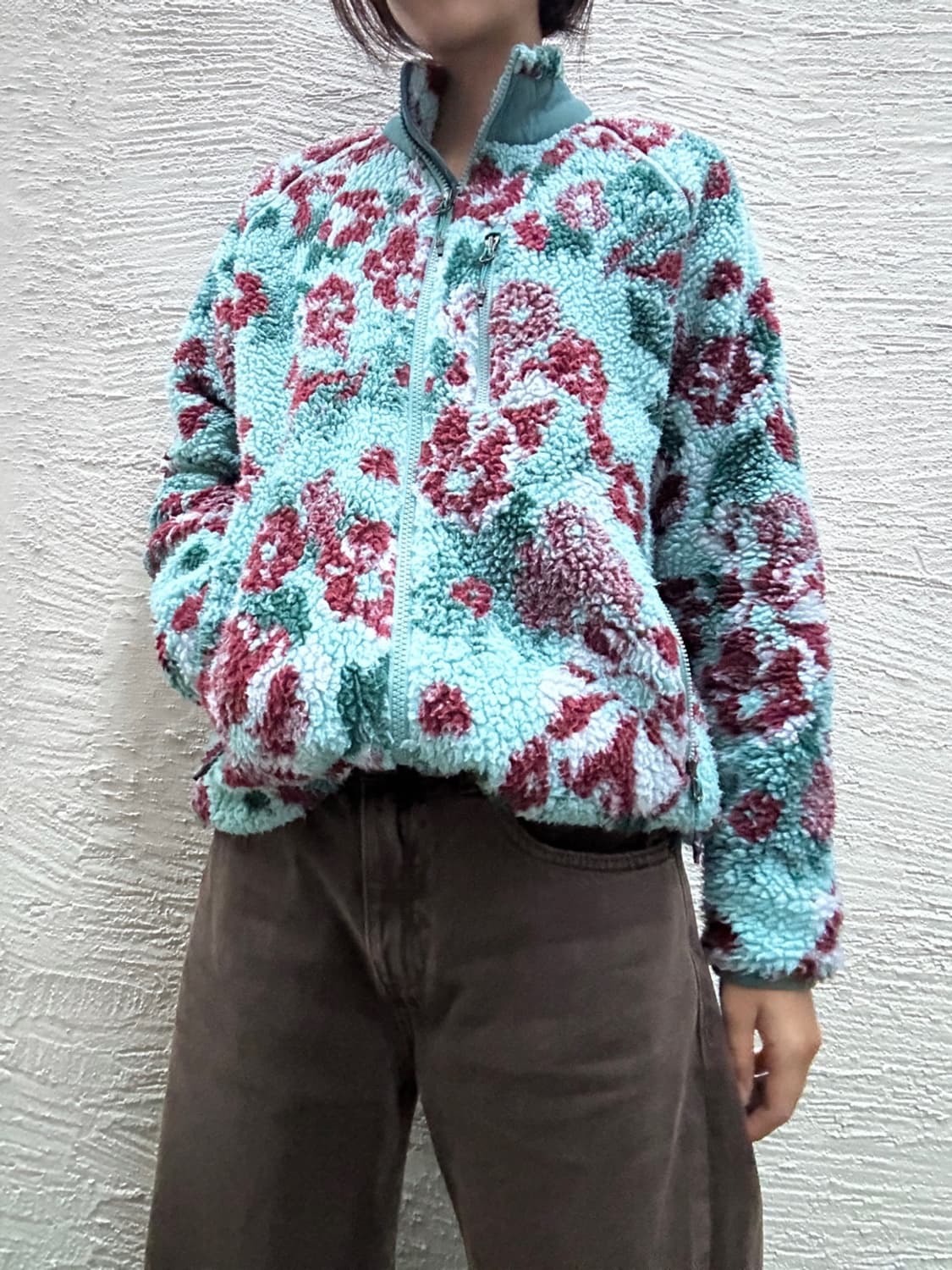 KOLON SPORT flower fleece zip up  상품이미지5
