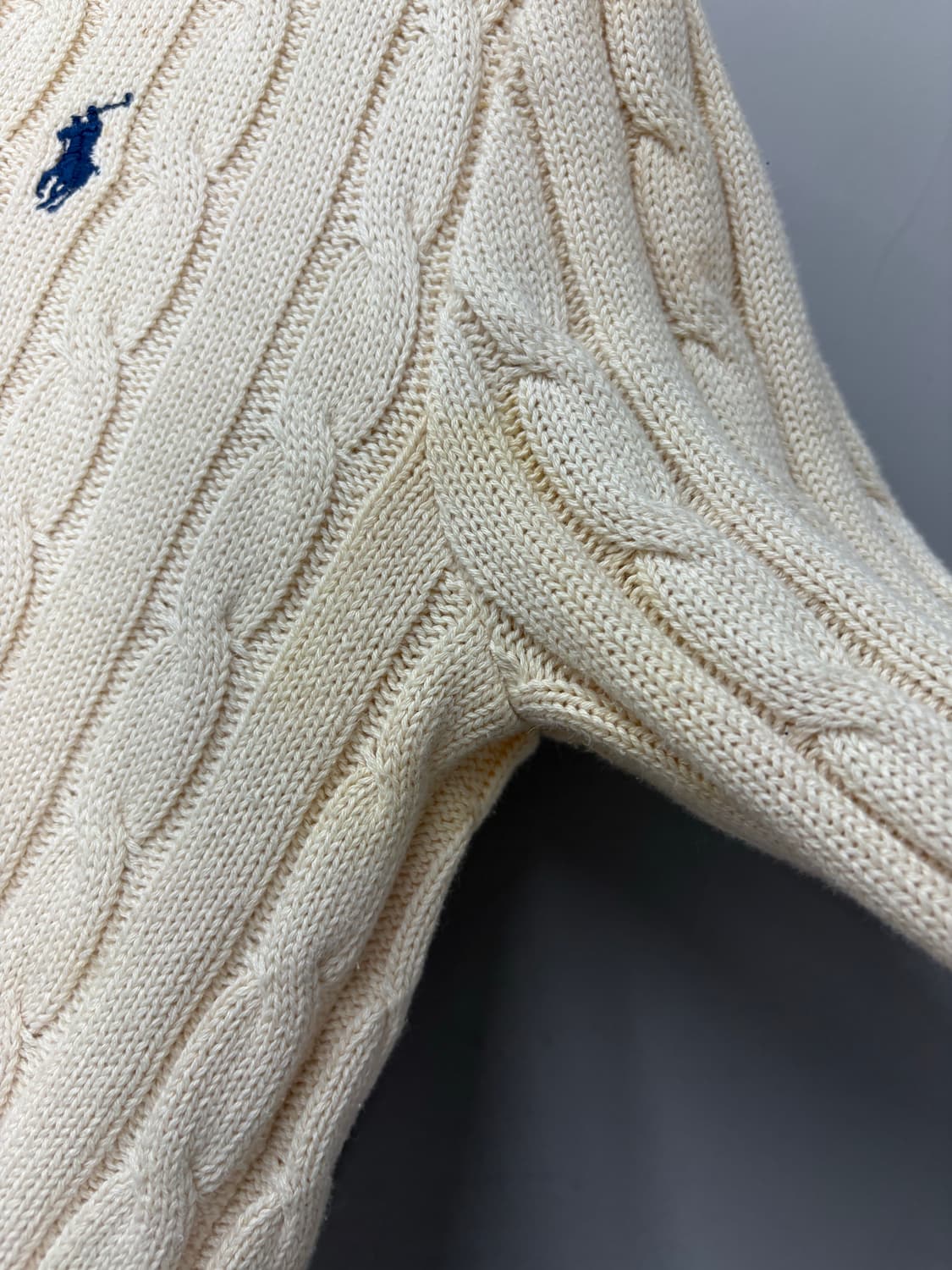 폴로랄프로렌 케이블 니트코튼 브이넥 스웨터 A3101 상품이미지7