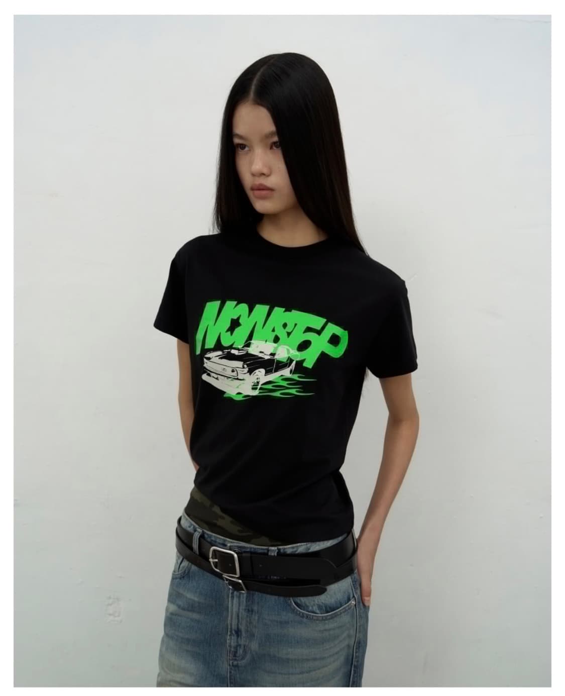 엘씨티디씨티엠 NONSTOP PRINT T-SHIRTS (BLACK) 상품이미지1