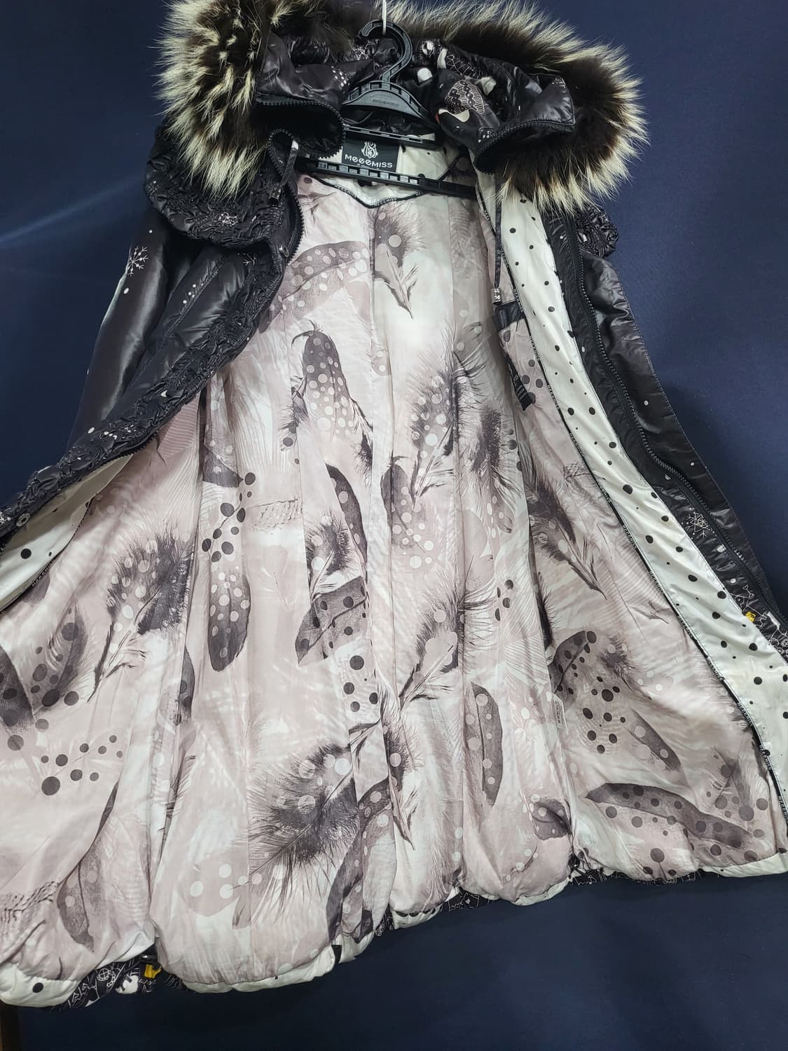 폭스 덕다운 벨트패딩 상품이미지7