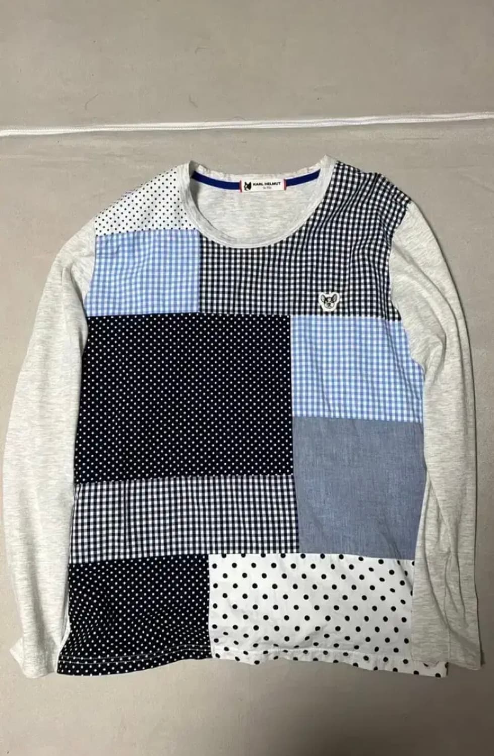 패치 롱슬리브 긴팔티 상품이미지1