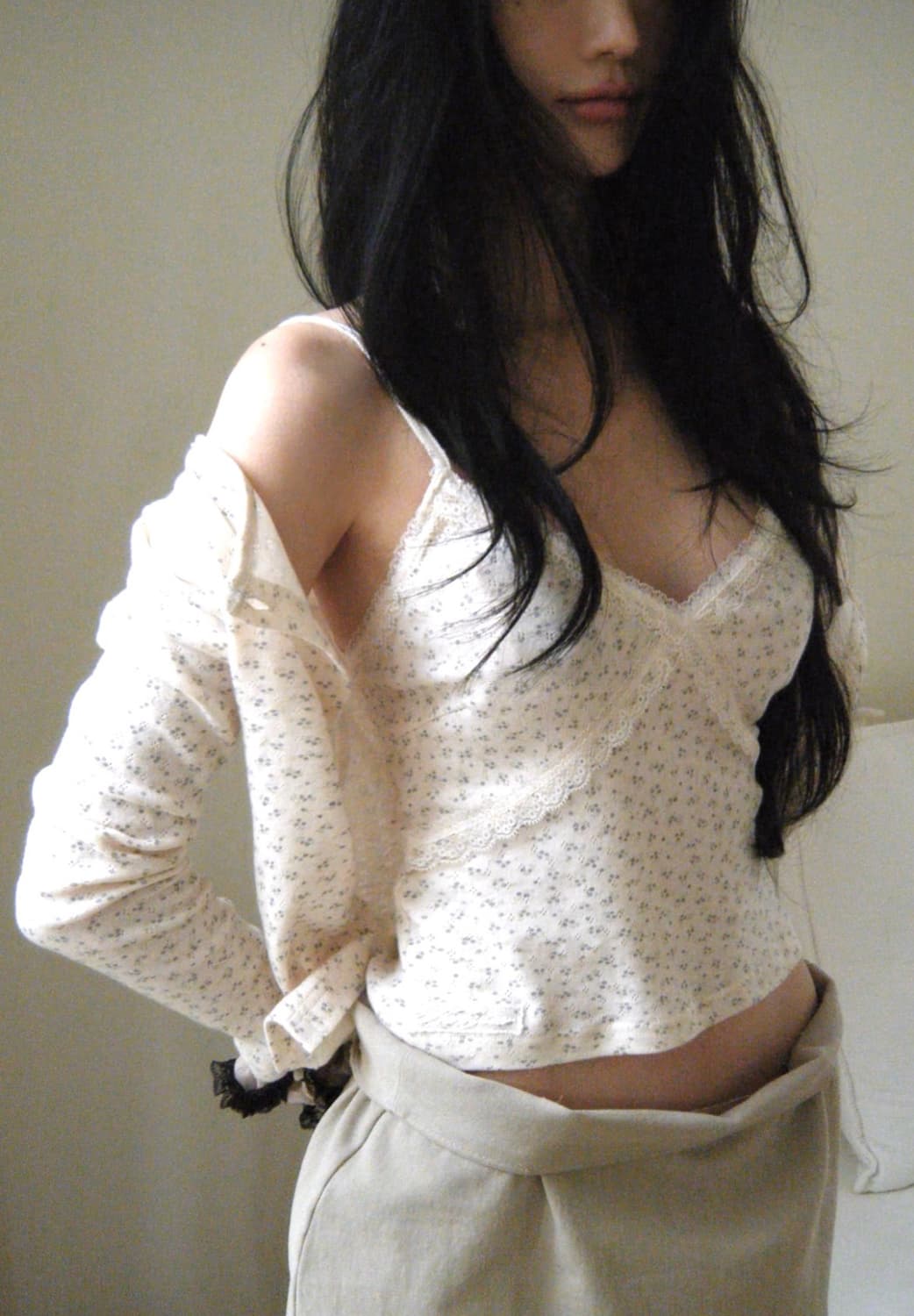 씨어 가디건 나시 세트 상품이미지1