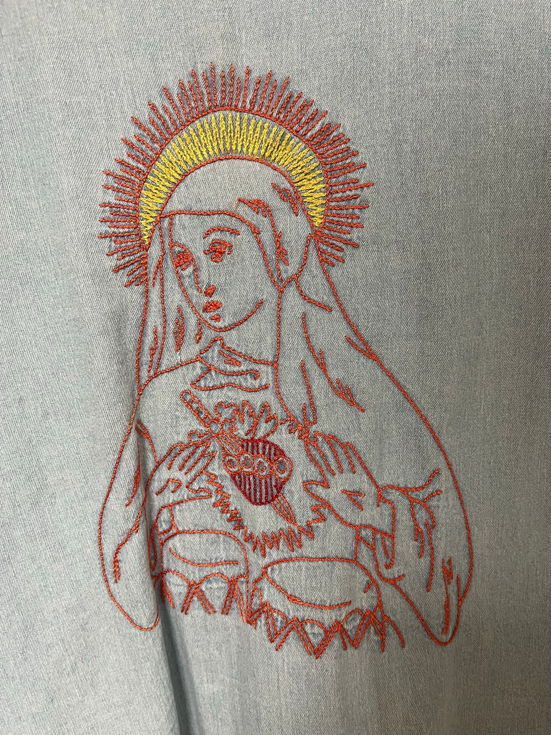 블라인드파일즈 카카시 데님 셔츠 자켓 상품이미지4