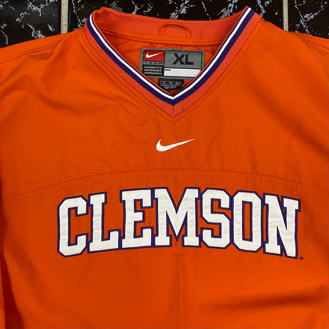 나이키 클렘슨 주황 오렌지 ph1 웜업 바람막이 자켓 상품이미지3