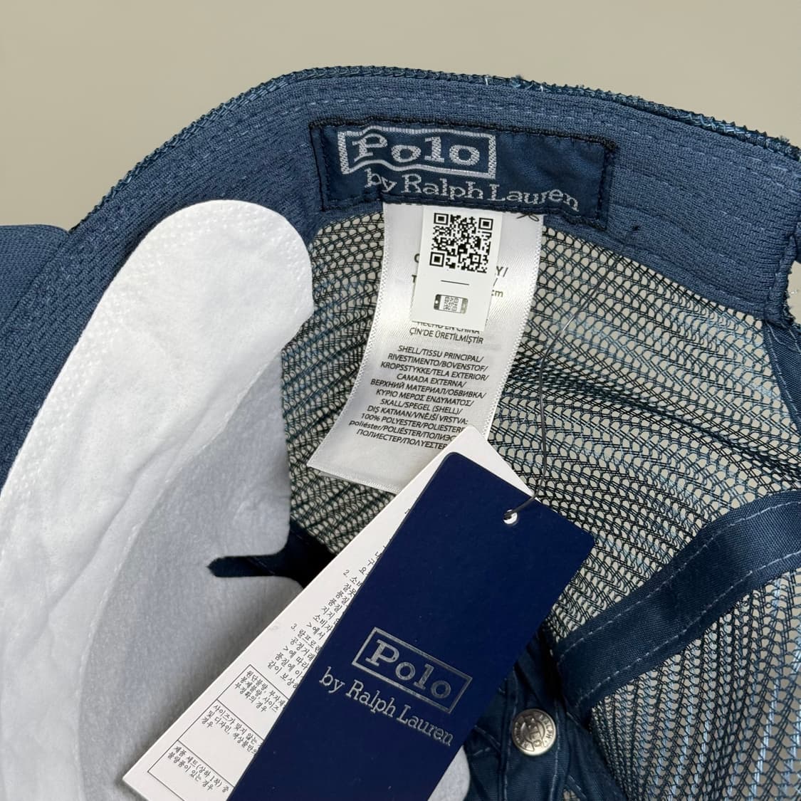 폴로 랄프로렌 그래픽 폼 트러커 캡 - 블루 상품이미지6