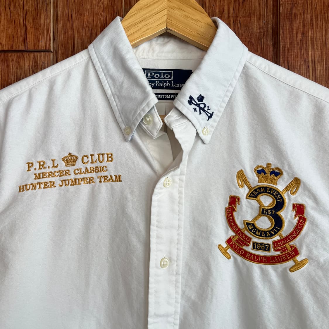 Polo 빅로고 화이트 셔츠 상품이미지3