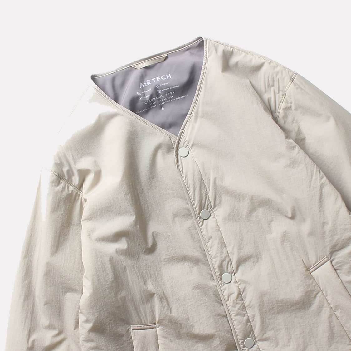 차오패닉 버튼 노카라자켓_2730 상품이미지2