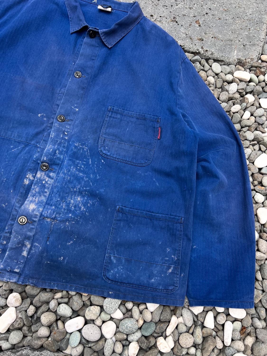 (BIG SIZE)HARD FADED WASHING HBT 헤링본워크자켓 상품이미지5