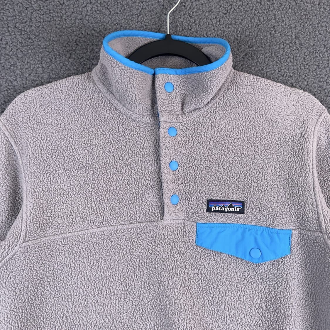 10s 파타고니아 신칠라 스냅-T 그레이/블루 상품이미지2
