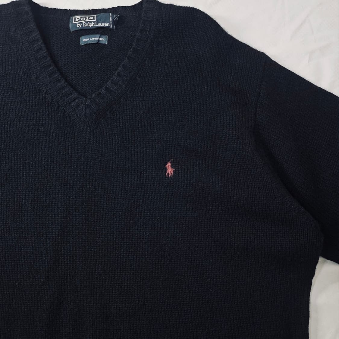 Polo 폴로 랄프로렌 블랙 브이넥 니트  상품이미지2