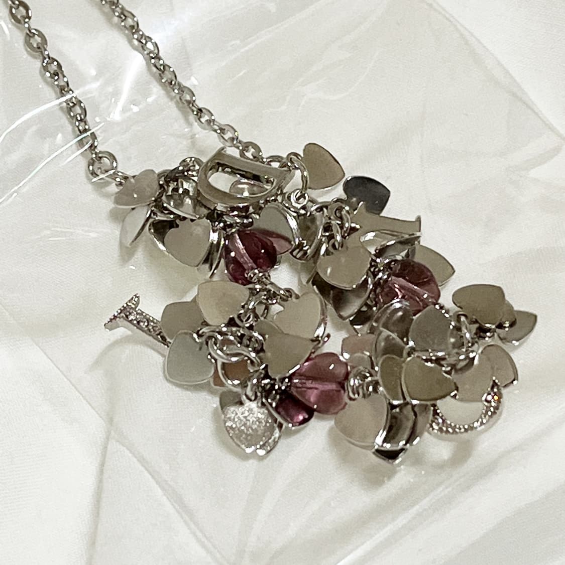 빈티지 ) dior 디올 하트칩 목걸이 상품이미지7