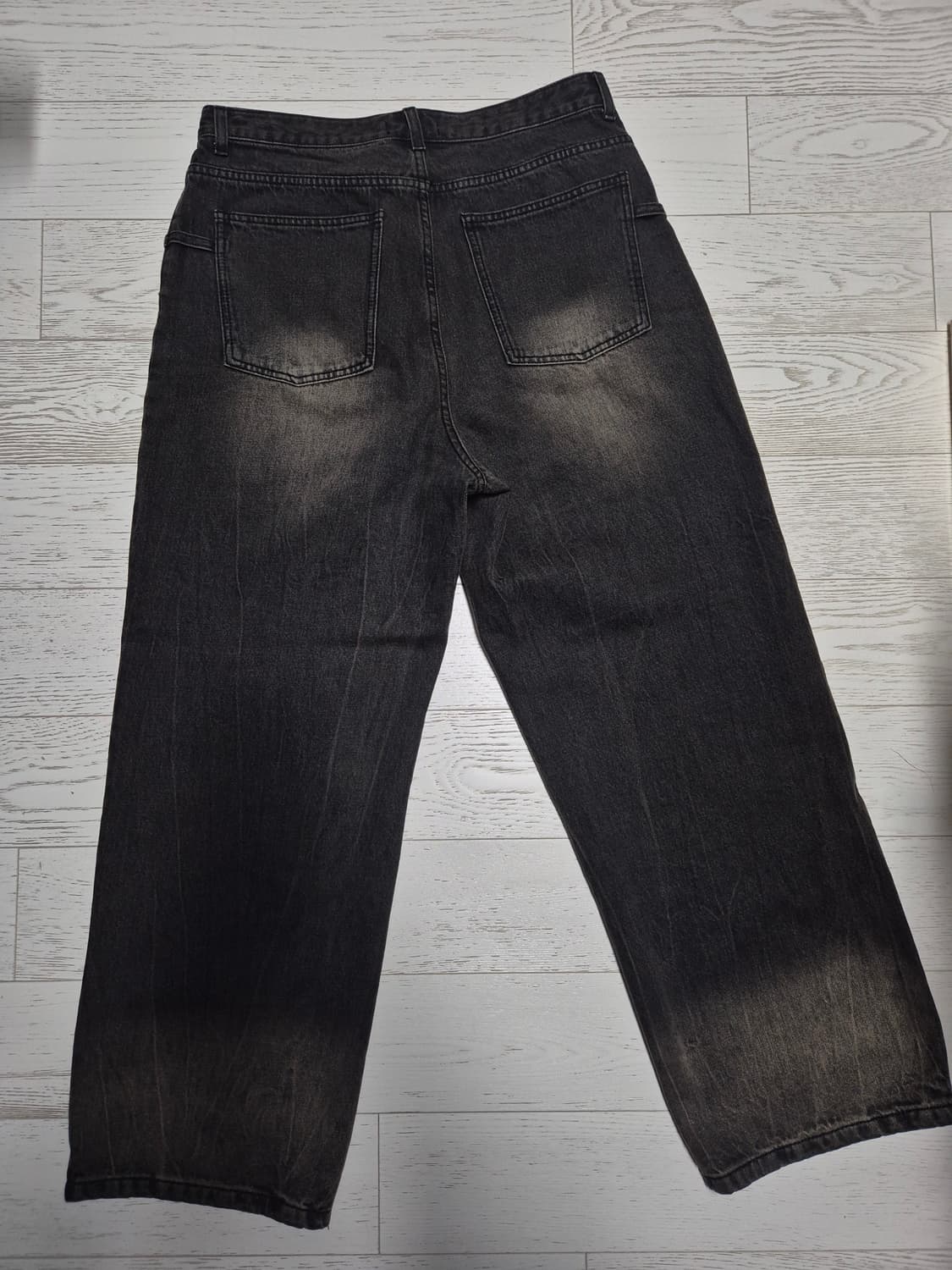 alyss 알리스 흑청 와이드 데님 상품이미지3