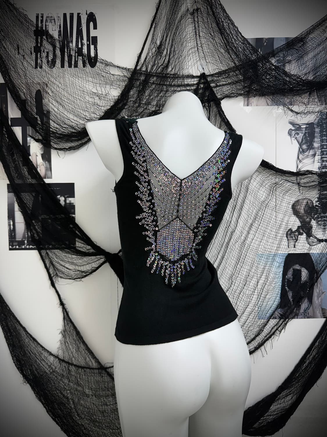 Spangle detailed sleeveless 상품이미지3
