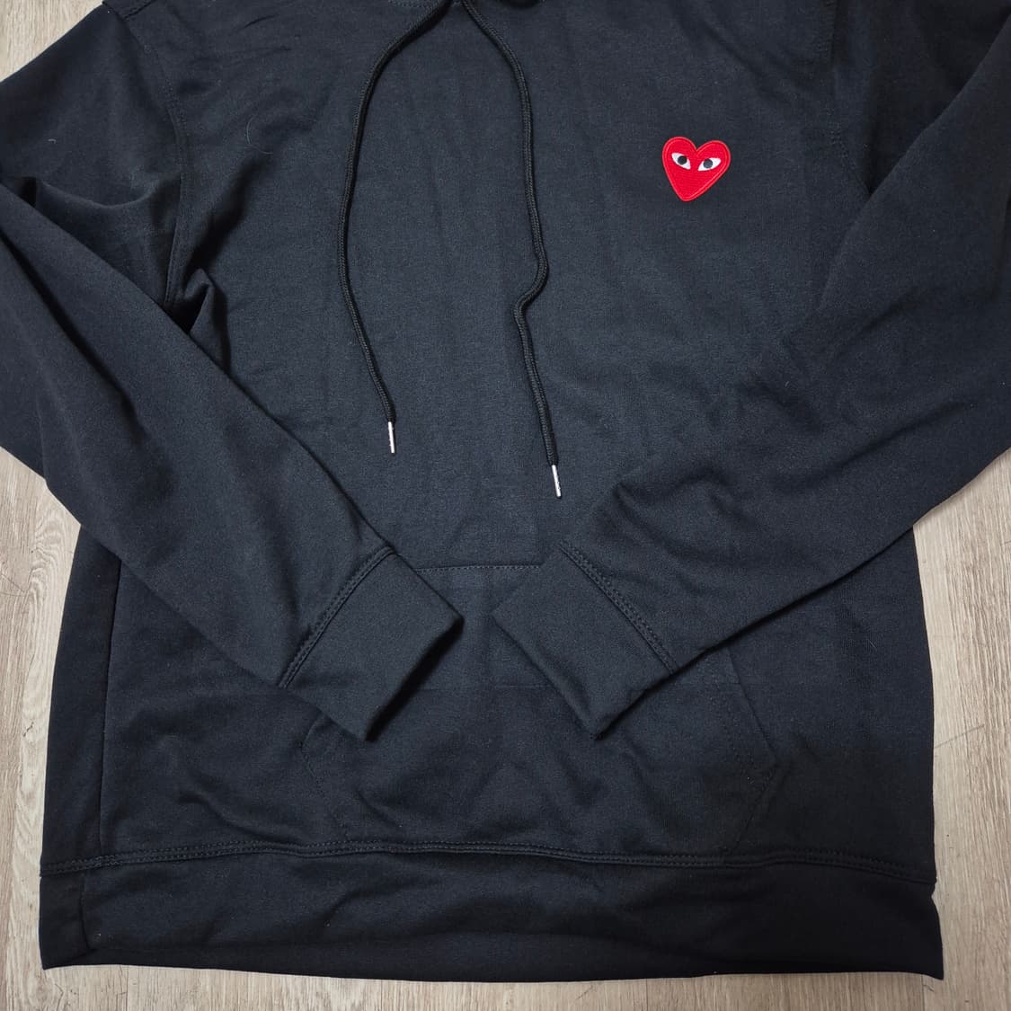 꼼데가르송 레드하트 후드티 L(100) 상품이미지3