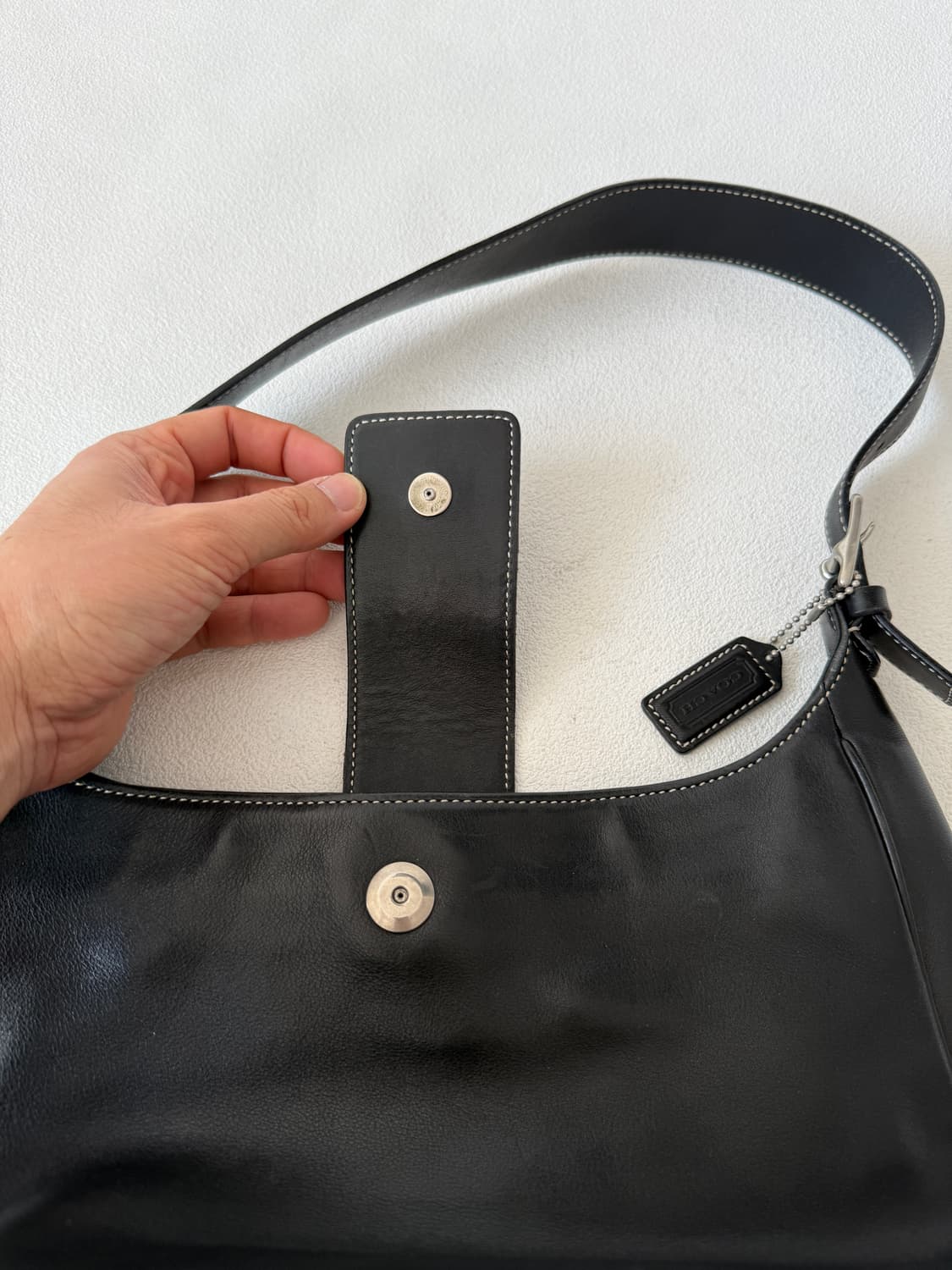 올드 코치(COACH) 레더 숄더백 상품이미지8