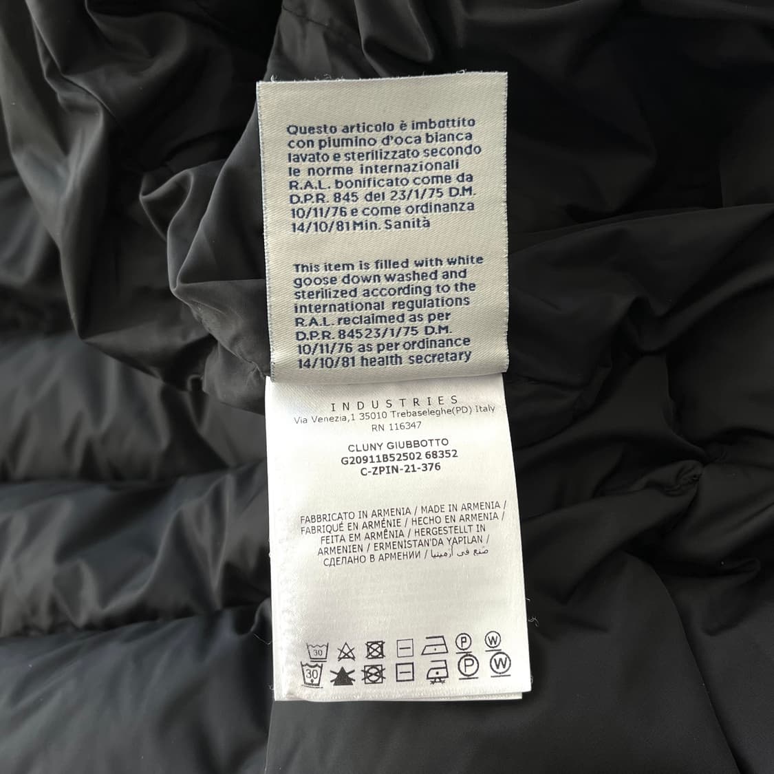 [S급/100-105] 몽클레어 클루니 블랙 패딩 3사이즈 상품이미지7