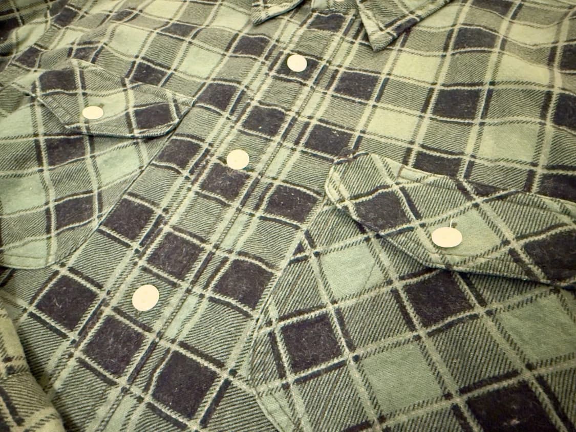 RRL 더블알엘 버팔로 체크 트윌 워크셔츠 상품이미지2