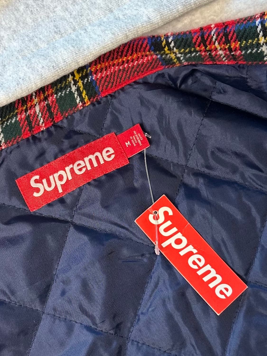 슈프림 체크후드셔츠 M사이즈 상품이미지6