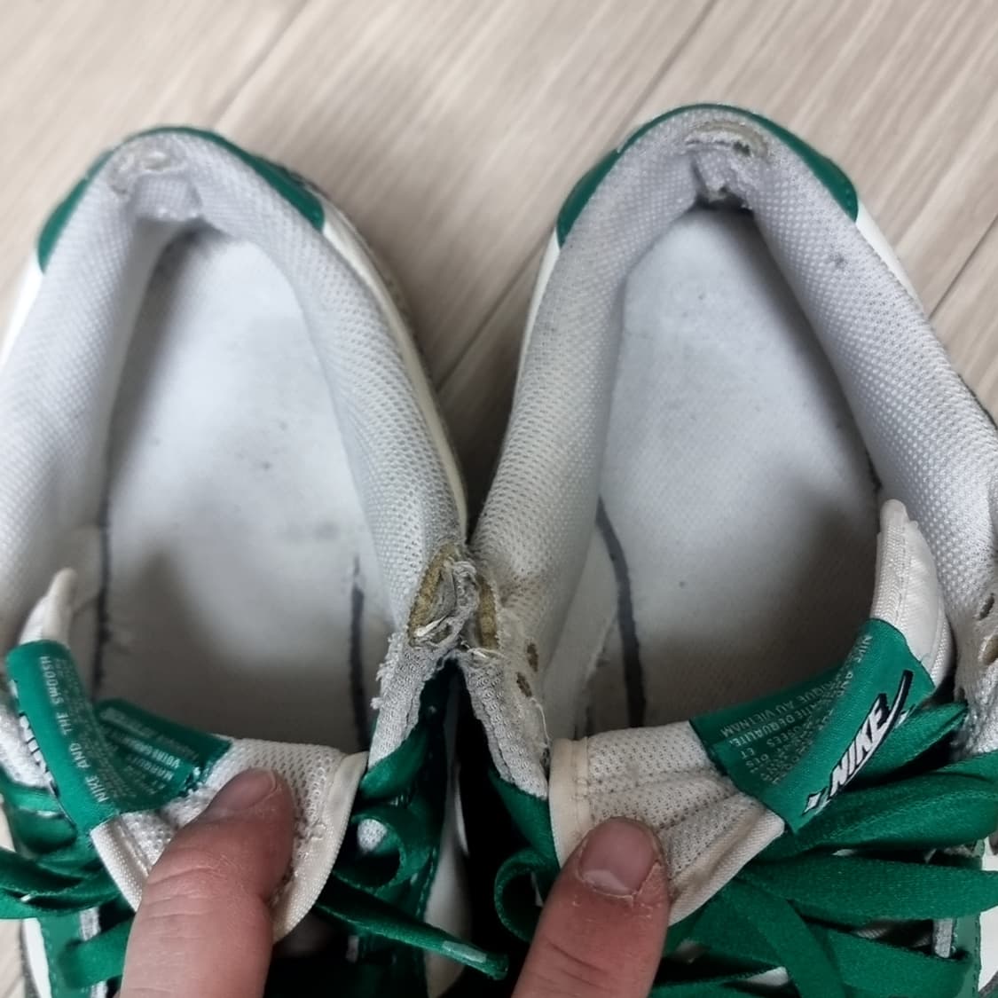 나이키 덩크 로우 잭팟 그린 화이트 커스텀(285) 상품이미지3