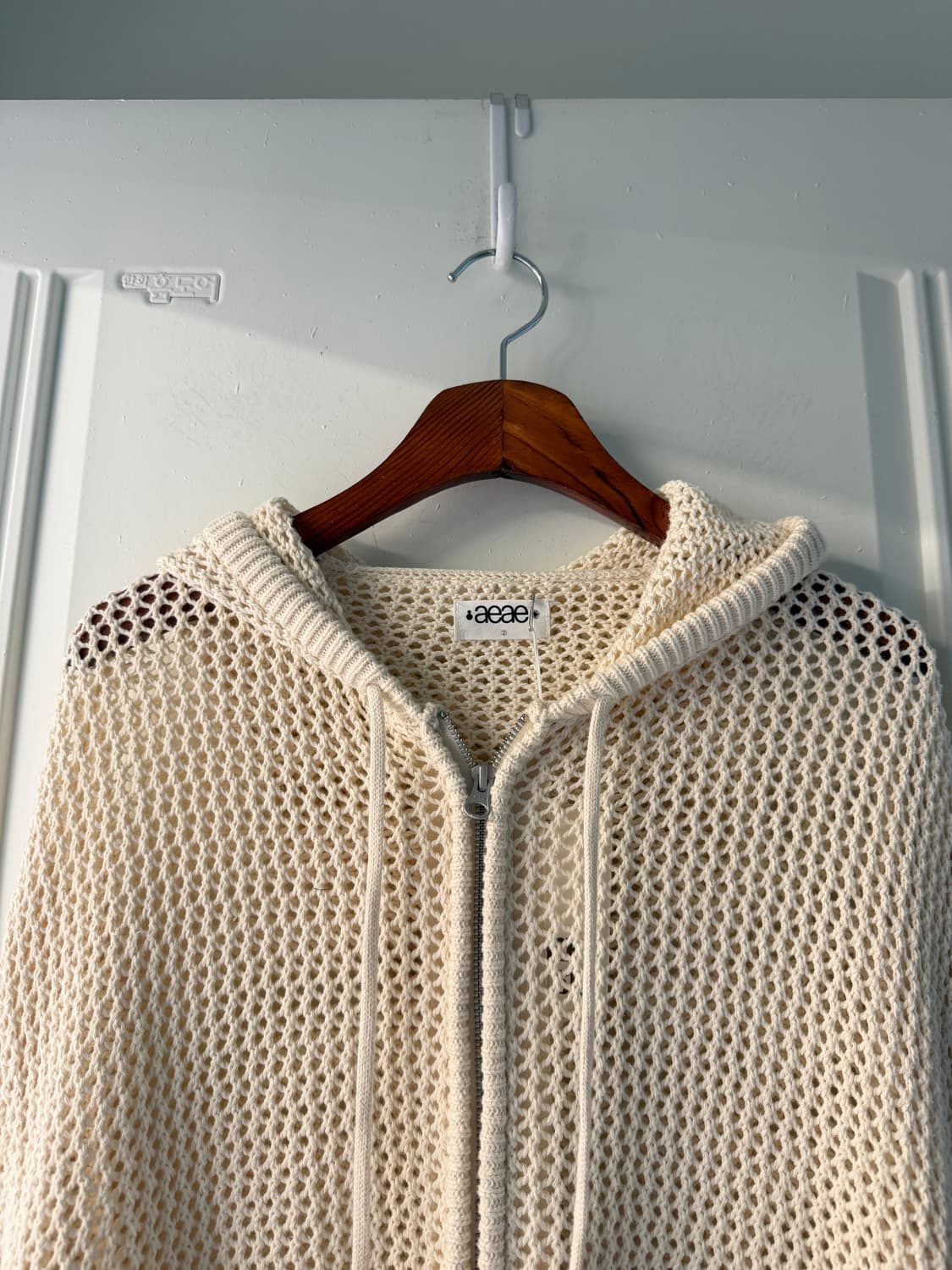 aeae 메쉬 니트 후드집업  상품이미지2