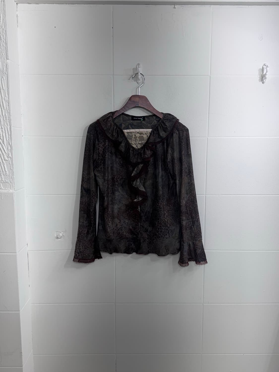 무채색 레오파드 오리엔탈 코디세트 상품이미지4