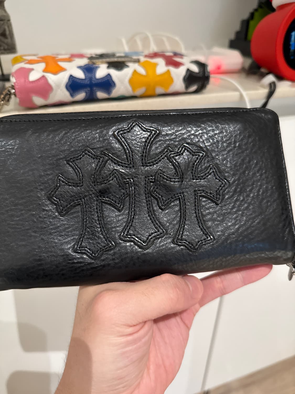 크롬하츠 세메터리 패치 장지갑 상품이미지2