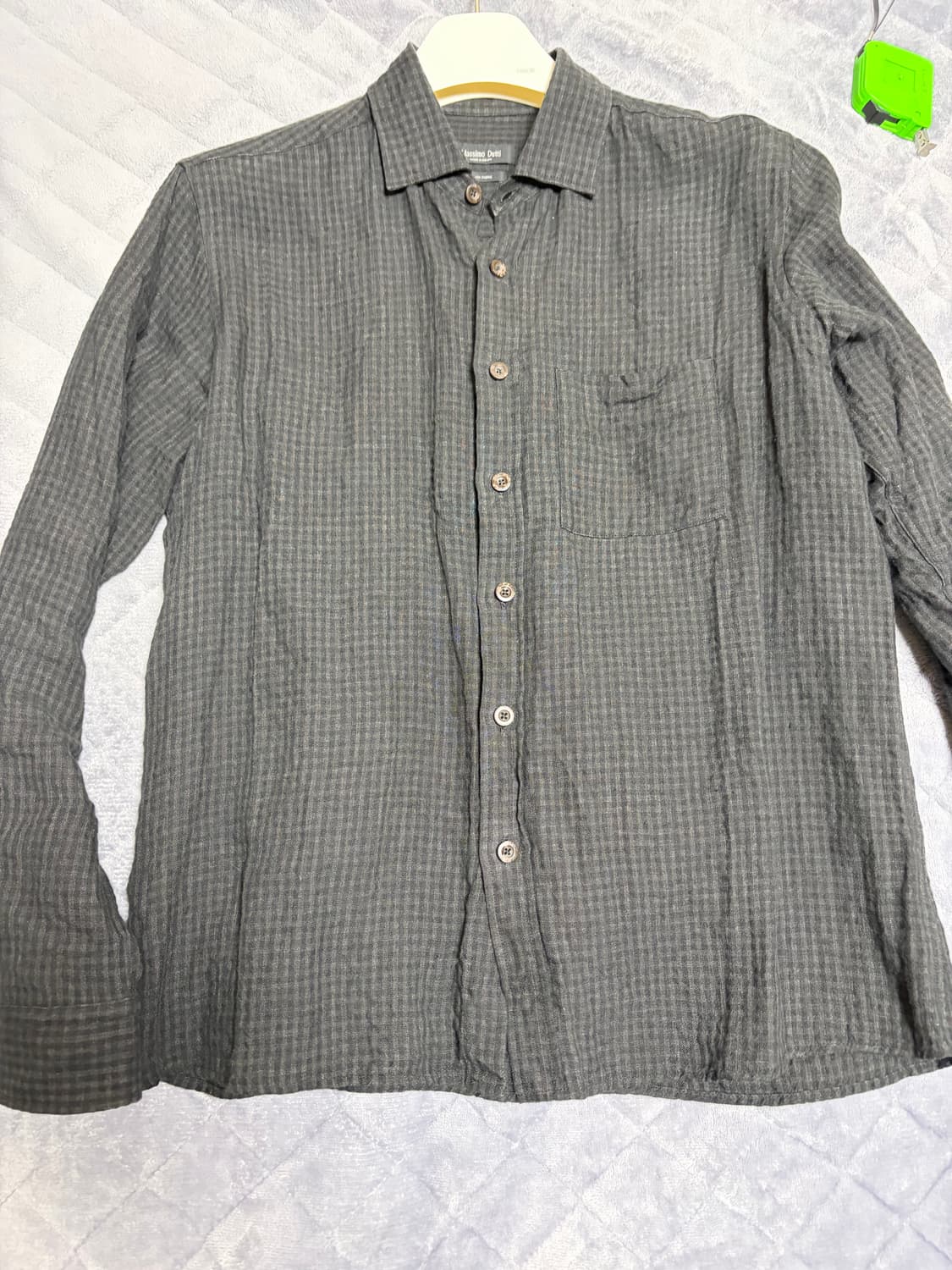 마시모두띠 깅엄 셔츠 상품이미지1