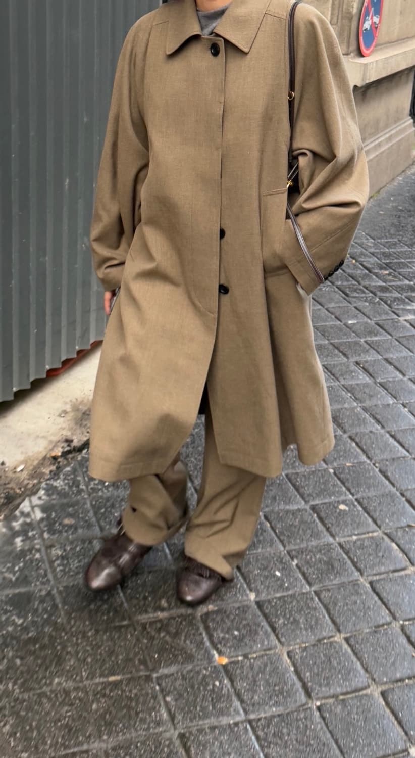 에토스 무드 트렌치코트 (아이보리) 상품이미지1