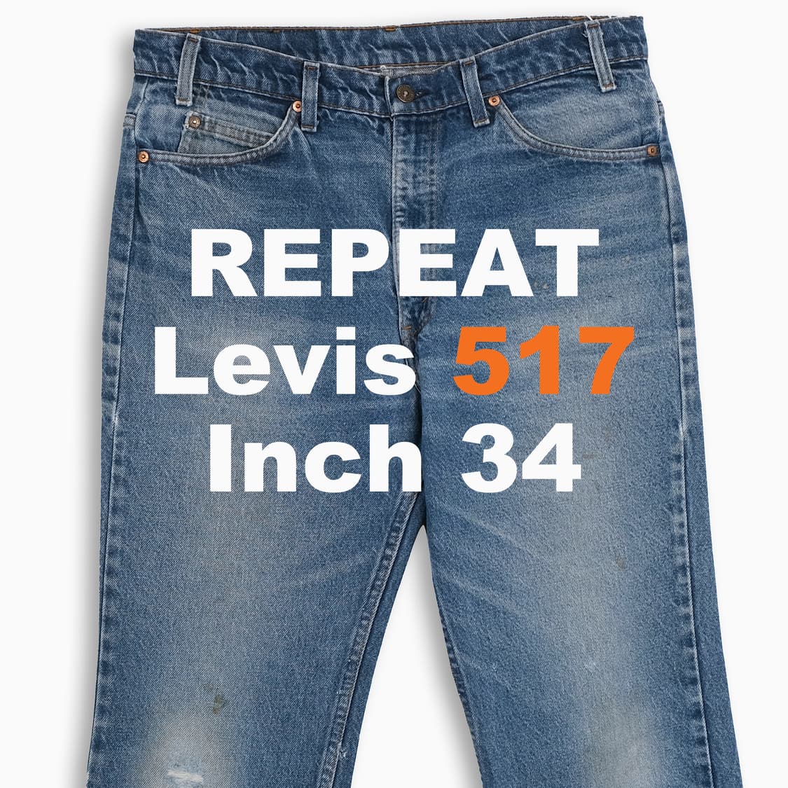 리바이스 517 오렌지탭 진청 80s USA 34인치 OR51736228 상품이미지1