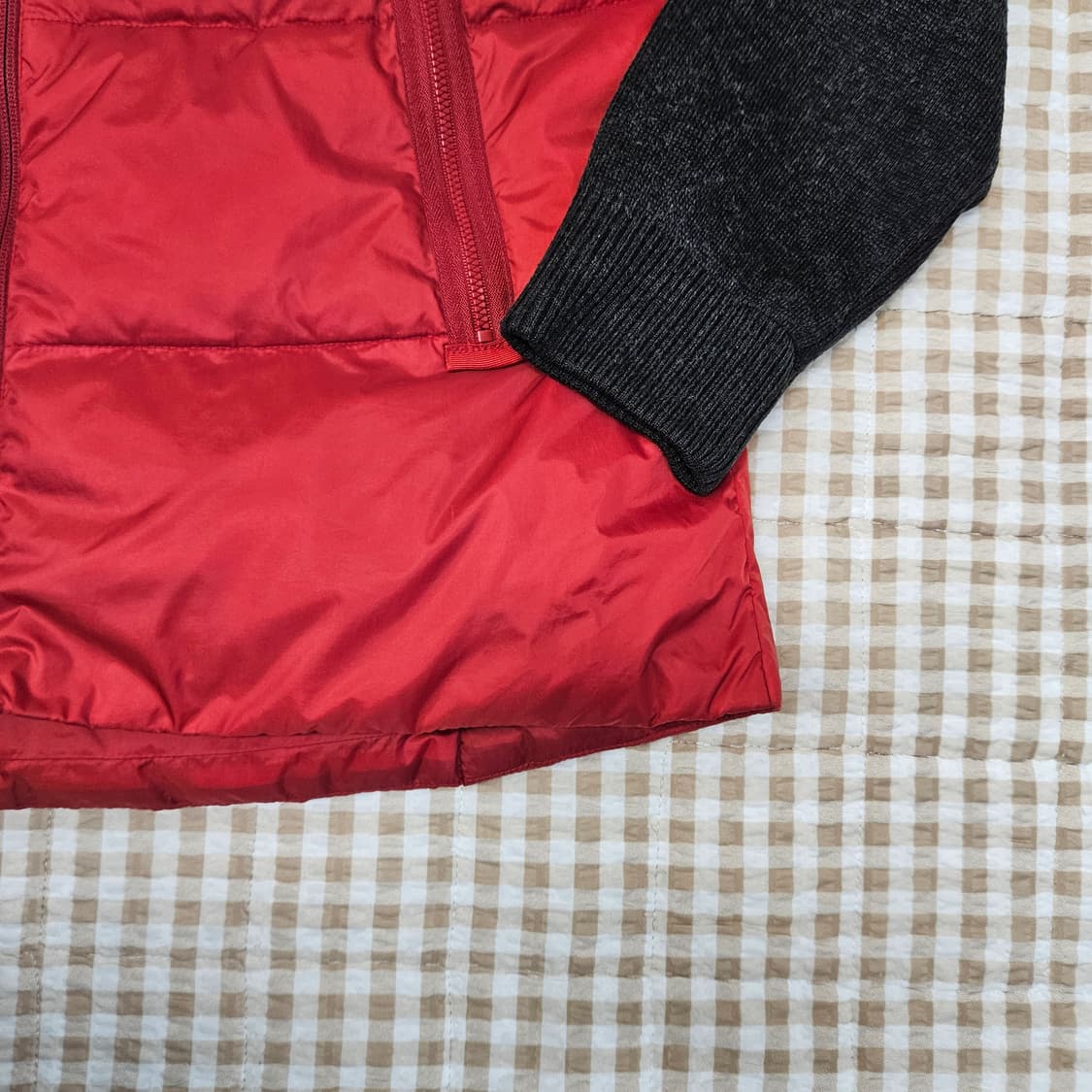 아디다스 골프 니트소매 경량패딩 남자100 상품이미지4