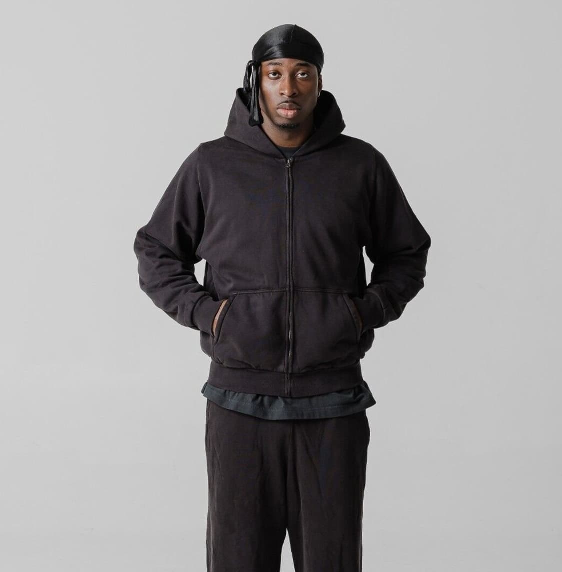 yzy yeezy 후드집업 블랙 XL 상품이미지2