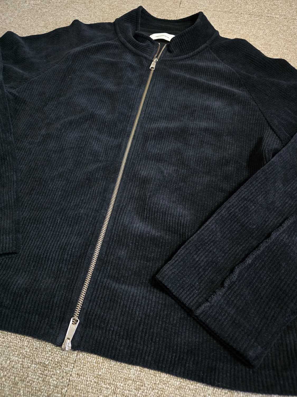 mfpen 엠에프펜 코듀로이 지퍼 재킷 L 미사용 래글런 슬리브 파카 상품이미지2