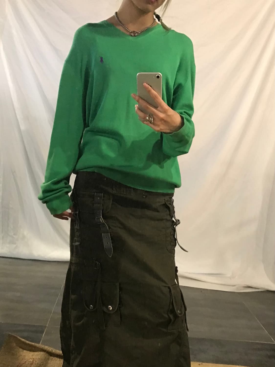  Polo Ralph Lauren V-neck green Knitwear 상품이미지2